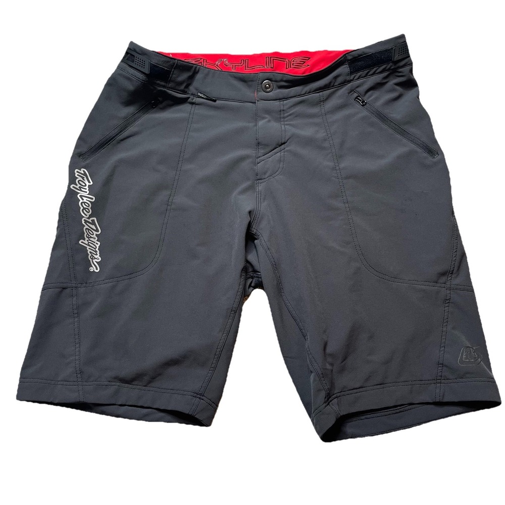 Troy Lee Designs Skyline Cycling Shorts Black 40 Athletic Fit 4-Way Stretch